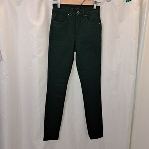 NWT Sz 2L Universal Standard Deep Green Skinny Jeans